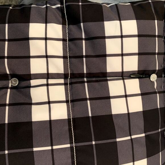 Nautica Checkered Black and White Puffer Vest - Picture 8 of 8